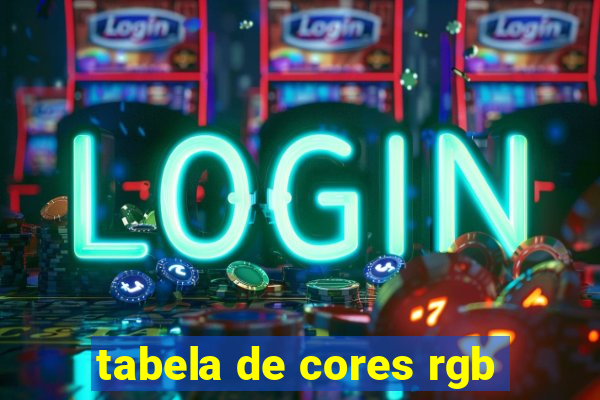 tabela de cores rgb